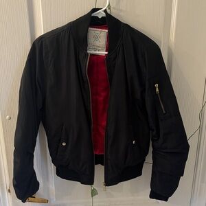 Black Bomber Jacket